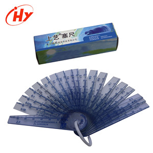 Jauge d'épaisseur de mesure d'interstice d'écran LCD, jauge à lame en plastique, 28 pièces/ensemble, plage de mesure de 0,02 à 5,00 mm - Product Image 1
