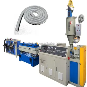 Spiral Medical Electrical Hose Machine High Speed Single Wall Corrugated Pipe Making Machine In Plastic Extruder