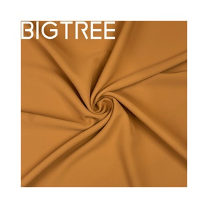 2024 nóng bán 4-cách căng <span class=keywords><strong>Twill</strong></span> độ đàn hồi 92% Polyester <span class=keywords><strong>8</strong></span>% spandex vải cho Dresses phù hợp với abaya áo quần áo - Product Image 1