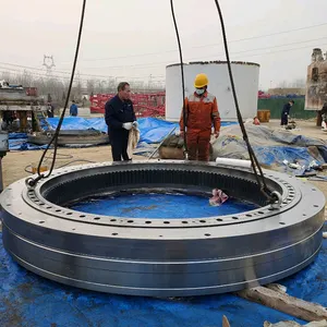 Xuzhou Xmk旋回ベアリング缶詰機械用の外部ギア付きの新しい旋回ベアリング