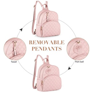 Zaino personalizzato <span class=keywords><strong>Mini</strong></span> borsa da donna in pelle piccola borsa zaino per le signore graziosa borsa a tracolla da viaggio - Product Image 3