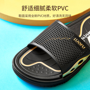 LUOFU 2021 <strong>MEN</strong> Casual Summer Shoes High Quality Wholesale Custom <strong>Cheap</strong> <strong>Men's</strong> <strong>slippers</strong> - Product Image 4