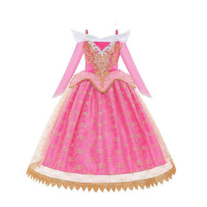 Vestidos de Princesa Aurora <span class=keywords><strong>para</strong></span> Niñas, Estilo Moderno, con Encaje Bordado, Tul, Manga Larga, Disfraces <span class=keywords><strong>para</strong></span> TV y Cine - Product Image 4
