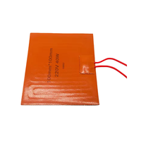 Plaque chauffante en caoutchouc silicone sur mesure 240V 600 x 600 mm pour accessoires d'imprimante 3D