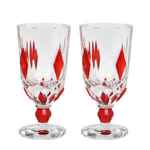 Copa de cristal de whisky de color de lujo grabado personalizado 200ml capacidad estilo europeo elegante vaso de cristal de corte alto - Product Image 4