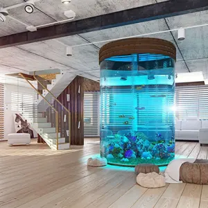 Xitu fábrica fornecer diretamente transparente acrílico tanque de peixes personalizado painel grosso de acrílico
