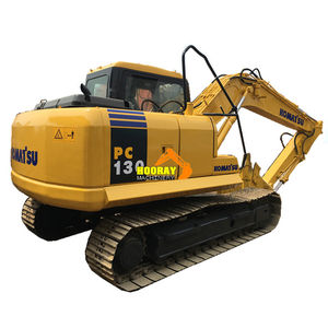 Excavadora Komatsu Cralwer de segunda mano de 13 toneladas, maquinaria de movimiento de tierra Komatsu Pc130, de segunda mano - Product Image 6
