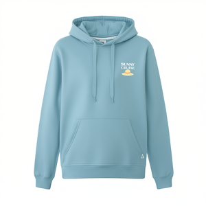 Sudadera con Capucha Sunny Cruise Azul Claro Unisex Ropa Casual - Product Image 2