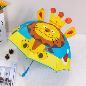 Children 3D Cute Umbrella Animal Pattern Kids Ear Umbrella