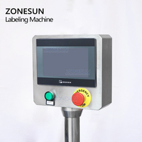 Machine d'étiquetage ZONESUN ZS-TB260R pour pots de bougies, bouteilles de thon en conserve, boîtes métalliques et étiquettes de bouteilles en plastique