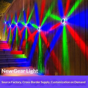 <b>Solar</b>-<b>Powered</b> Outdoor Courtyard Lights RGB Color Light 6-12 Hours Lighting Automatic Dusk Decorative Ambiance CE Certified - Product Image 2