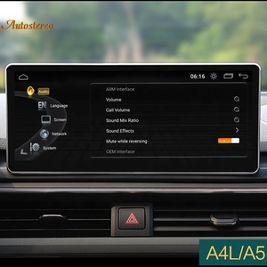 Android <span class=keywords><strong>10</strong></span> Qualcomm 4G LTE <span class=keywords><strong>10</strong></span>.25 pouces pour <span class=keywords><strong>Audi</strong></span> A5 B9 2016-2019 Lecteur multimédia de navigation GPS pour voiture Autoradio Sté<span class=keywords><strong>r</strong></span>éo Radio Enregistreur - Product Image 6