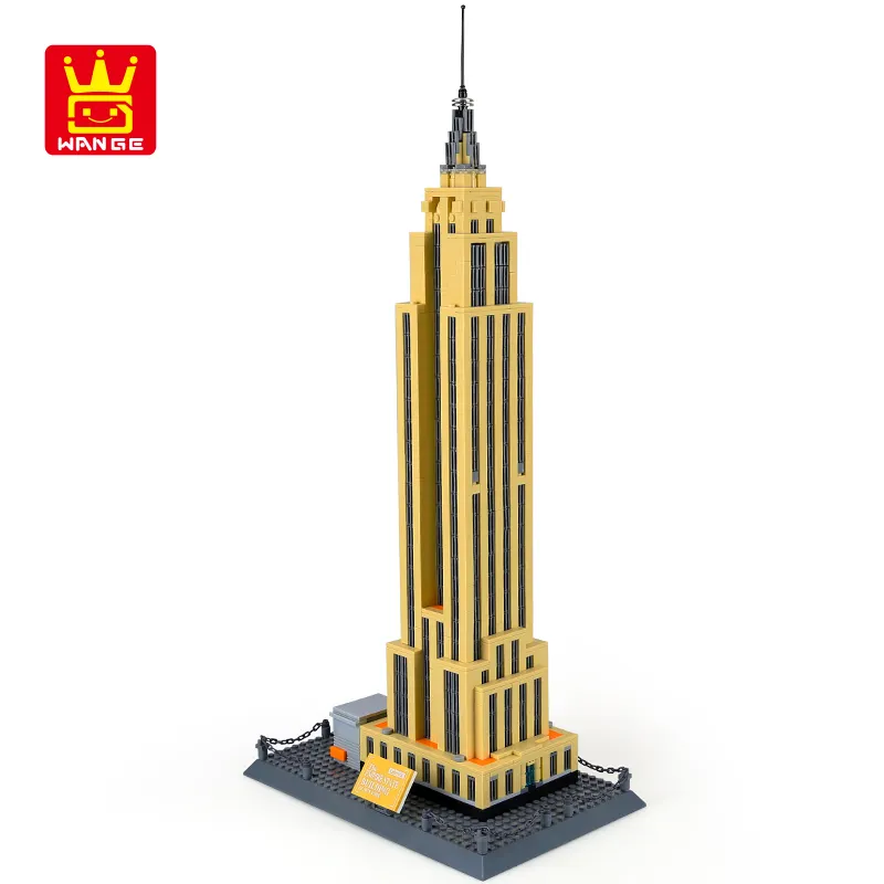 wange 5212 Empire State building of New York USA Architectural Models Of Famous Buildings Assemble Brick Set Collection Toys