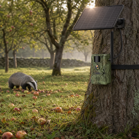 Caméra de surveillance de la faune 4G cellulaire, résistante à l'eau, avec suivi GPS, solaire, 4MP 2K, vision nocturne, intérieur/extérieur