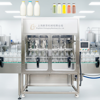 Machine de remplissage automatique à quatre buses haute vitesse pour la production de mayonnaise, de sauce, de jus et d'huile alimentaire