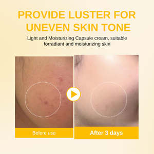 Marque privée Soins de <span class=keywords><strong>la</strong></span> peau coréens Crème en capsule hydratante en profondeur à <span class=keywords><strong>la</strong></span> vitamine C Crème hydratante apaisante pour le visage en capsule Crème pour le visage - Product Image 5