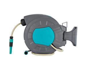 Enrouleur de tuyau d'arrosage rétractable <span class=keywords><strong>automatique</strong></span> <span class=keywords><strong>35M</strong></span> 1/2 pouces à usage intensif - Product Image 4