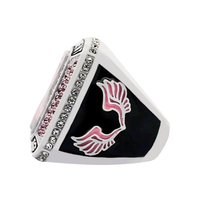 Bague de championnat personnalisée à signification spéciale, en alliage, peut être portée par les hommes, les femmes et tous les âges