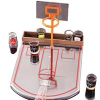 Nouveau design, jeu de table en bois personnalisé, mini-basket, jeu de boisson pour adultes, boisson alcoolisée