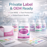 Comprimés Teatox 28 jours Comprimés pour un ventre plat OEM Herbes détoxifiantes Comprimés Fit Comprimés naturels minceur personnalisés pour le gros ventre