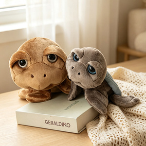 ตุ๊กตาเต่าทะเลตาโตน่ารัก ผลิตตามสั่ง ขายส่ง ของขวัญสำหรับเด็ก ผู้รักทะเล ของตกแต่งบ้าน - Product Image 2