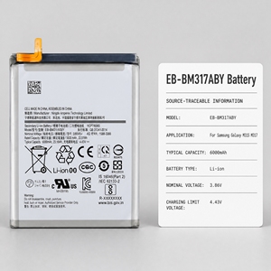 Batterie de remplacement pour smartphone Samsung Galaxy M31S M317, vente en gros, EB-BM317ABY - Product Image 3