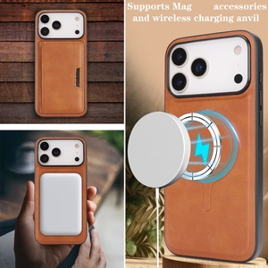 Per iPhone 17 Pro Max custodia di lusso magnetico staccabile 2 in 1 porta carte <span class=keywords><strong>portafoglio</strong></span> <span class=keywords><strong>Cover</strong></span> del telefono per iPhone 12 13 14 15 16 17 - Product Image 3