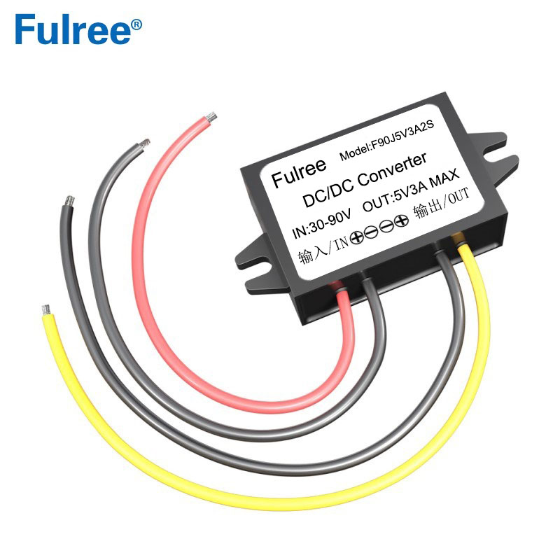 12V 24V 36V 48V 60V 72V à 5V 1A 2A 3A DC DC convertisseur abaisseur régulateur réducteur de tension pour Ebike Conversion de vélo électrique