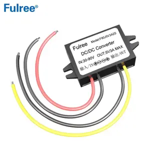 12V 24V 36V 48V 60V 72V to 5V 1A 2A 3A DC DC Step Down Converter Regulator Voltage Reducer for Ebike Electric Bicycle Conversion