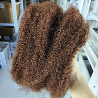 Originea Cheveux Humains Brésiliens Vierges Afro Kinky en Vrac pour Tresses, Crochets et Extensions de Cheveux