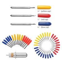 5 uds. Cuchillas de repuesto de carburo de tungsteno de 45/60 grados para Roland para cortador de cuchillas de plotter con corte rápido y afilado