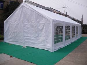 Tente de réception quatre saisons en acier galvanisé avec protection UV en PE 6x10m 2000-3000mm, imperméable, cinq pièces, blanche, pour événements - Product Image 5