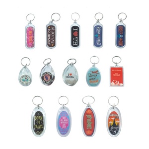 Nhà Sản Xuất Bán Buôn Dễ Thương Hai Mặt Nhựa Tùy Chỉnh Sáng Tạo Móc Khóa & Carabiners Cá Nhân Trống Quà Tặng Khuyến Mãi - Product Image 6