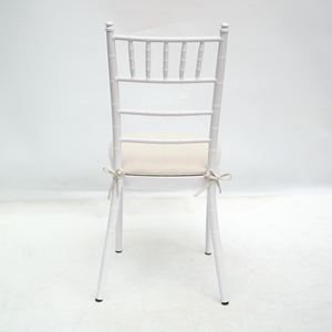 Moderno bianco impilabile Silla <span class=keywords><strong>Tifany</strong></span> sedie in metallo resistente per mangiare all'aperto Hotel soggiorno-per eventi - Product Image 3