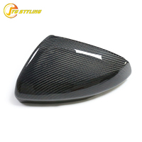 Cubierta de Espejo Retrovisor de Fibra de Carbono para Volkswagen VW POLO, Carcasa de Espejo Retrovisor Lateral para Audi A1, Repuesto 2019-2022
