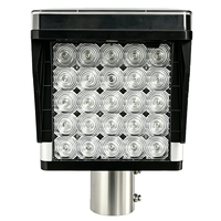 Feux de signalisation routière à LED solaires pour utilisation nocturne, distance visible supérieure à 1000 m, durée de vie de 10 ans, lampe de sécurité routière certifiée CE