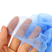 Éponge de bain exfoliante en viscose en forme de fleur pour le corps et le dos