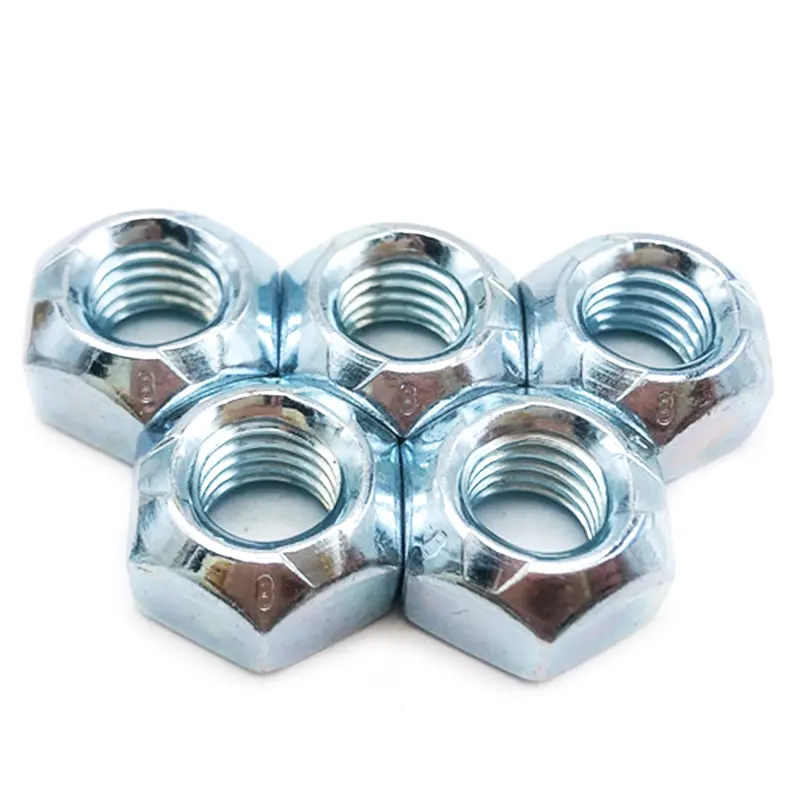 Tuercas hexagonales de acero inoxidable DIN980V totalmente metálicas prevalecientes con metal de una sola pieza (tipo V)