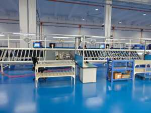 Lignes de convoyeur de palettes électriques de haute qualité ventes directes d'usine vitesse réglable nouvel état en aluminium - Product Image 5