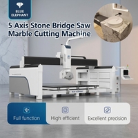 Machine à découper à 5 axes CNC de précision pour la découpe de dalles de marbre, de granit et de pierre avec système de caméra intelligent