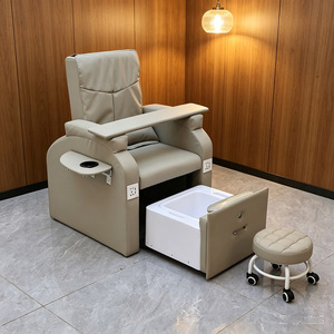 Fauteuil de pédicure sans plomberie avec cuvette, station de spa pour manucure avec repose-pieds et bassin, équipement de spa pour pédicure en gros - Product Image 2