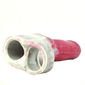 FAAK 19cm köpek düğüm Penis kol genişletici silikon yapay Penis büyütme fantezi erkek kullanıcılar için seks oyuncakları - Product Image 4