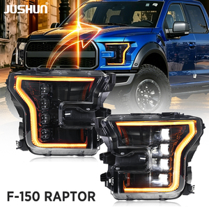 Faro Anteriore Completo JUSHUN per <span class=keywords><strong>Ford</strong></span> Raptor F150 2015-2020, Accessorio Auto per Aggiornamento Illuminazione Frontale - Product Image 1