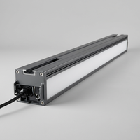 Lampe suspendue rectangulaire moderne à LED linéaire pour garage