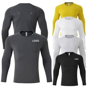 Camiseta Deportiva de Manga Larga con Cuello Redondo Unisex, 230 g/m², Poliéster y Elastano, Secado Rápido, Transpirable, para Entrenamiento y Fitness, con Logotipo Personalizado OEM - Product Image 1