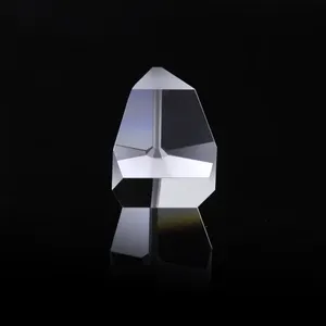 Prisme optique quartz longueur 16.5mm épaisseur 27mm triangle prisme de toit à angle droit