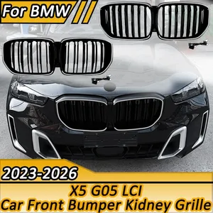 For G05 LCI 2023-2026 Car Front Bumper Kidney Grille With <b>LED</b> <b>Light</b> Racing <b>Cover</b> Trim Auto Accessories Exterior - Product Image 1