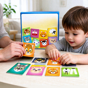 Carte da Gioco Personalizzate per il Gioco Memoria, Flashcard Educative per Bambini con Animali, Carte da Gioco Stampate su Misura con Scatola per Vendita all'Ingrosso - Product Image 4