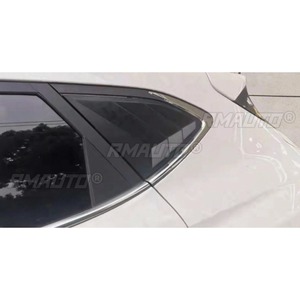 For Hyundai Tucson 2015-2020 Car Rear Triangle <b>Window</b> Shark Cheek Trim Body Kit Rear Side <b>Vent</b> <b>Window</b> Trim Cover Modification - Product Image 4