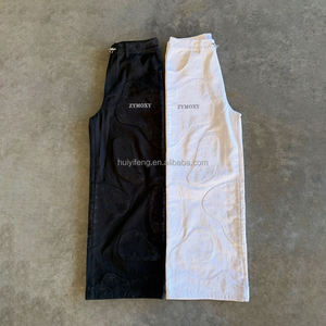 <span class=keywords><strong>กางเกง</strong></span><span class=keywords><strong>ยีน</strong></span><span class=keywords><strong>ส์</strong></span>เดนิมทรงตรงขากระบอกสำหรับผู้<span class=keywords><strong>ชาย</strong></span> ดีไซน์แบบแพทช์เวิร์ค ขอบดิบ ปิดด้วยกระดุมแบบคล้อง  สำหรับผู้ชาย - Product Image 3